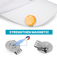 Marqueur de balle de golf par sublimation, logo personnalisé magnétique, marqueurs de golf, cadeau, accessoires de golf, marqueurs, clip pour chapeau
