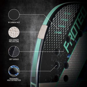 <span class=keywords><strong>2025</strong></span> Ama thể thao Nhà sản xuất chuyên nghiệp chất lượng cao tùy chỉnh 3K sợi carbon cát Grit Laser in bãi biển Tennis mái chèo vợt - Product Image 3