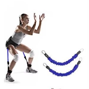 CHENGMO sport prezzo di fabbrica in lattice <span class=keywords><strong>gambe</strong></span> fasce di <span class=keywords><strong>allenamento</strong></span> palestra casa Fitness fascia di resistenza con manico - Product Image 4