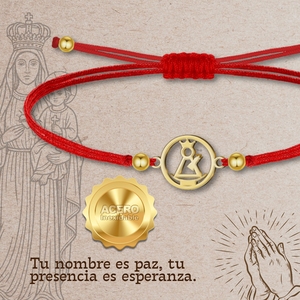 Vergine di rimedio in acciaio inox Fine ciondolo collana bracciale elegante Saint Catholic bracciale - Product Image 4