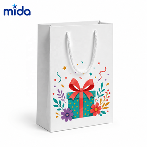 Sac en papier promotionnel personnalisable par sublimation, vierge, pour cadeaux, sacs mystères et sacs <span class=keywords><strong>à</strong></span> main en papier - Product Image 2