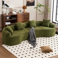3-Sitzer Knochenloses Schlafsofa mit Komprimiertem Schwammfüllung Modernes Design Platzsparendes Wohnzimmersofa in Box für Villa & Schulgebrauch