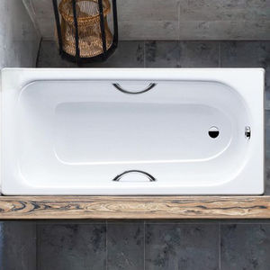 Rechthoek Stalen Badkuip Rechthoek Stalen Emaille Badkuip XG1700B1-HA Porseleinen Hydrotherapie Stalen Badkuip - Product Image 3