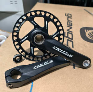 GOLDIX Children Bicycle Crankset 110mm/127mm/140mm/150mm/155mm/160mm Crank MTB Kid Crankset 28T-36T Chainring for Shimano <strong>SRAM</strong> - Product Image 5