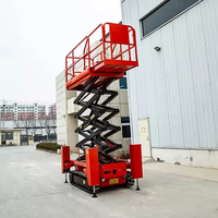 Plateforme élévatrice mobile à ciseaux économique 6-20m électrique tout-terrain certifiée CE ISO capacité 300kg construction en acier