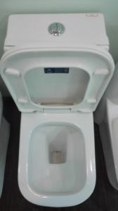 ใบรับรองสุขภัณฑ์<span class=keywords><strong>ลาว</strong></span> โถสุขภัณฑ์แบบชิ้นเดียว ชักโครกแบบฉีดชำระ รูระบายน้ำขนาดใหญ่ ระบบฉีดชำระ 3 ลิตร 4 ลิตร รูใหญ่ 180 มม. - Product Image 5