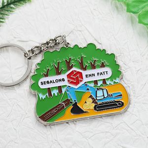 ขายส่งพวงกุญแจโลหะผสมเคลือบลายการ์ตูน 3 มิติ แบบกำหนดเองได้ สำหรับเด็กผู้หญิงหรือเด็กผู้ชาย - Product Image 1