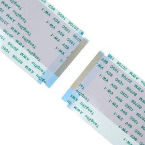 Maßgefertigtes FFC Flexibles Flachkabel Blauer Film Vergoldete Kontakte für Elektronik OEM - Product Image 2