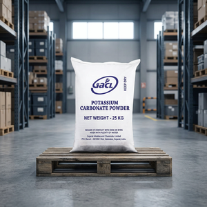 Carbonate de potassium en poudre, qualité industrielle, pureté 99 %, marque GACL, sac de 25 kg, emballage recyclable pour usage industriel - Product Image 3