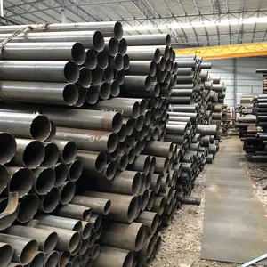 Прямая поставка с фабрики Китая, низкая цена, круглые квадратные трубы из углеродистой стали, сварные стальные трубы
