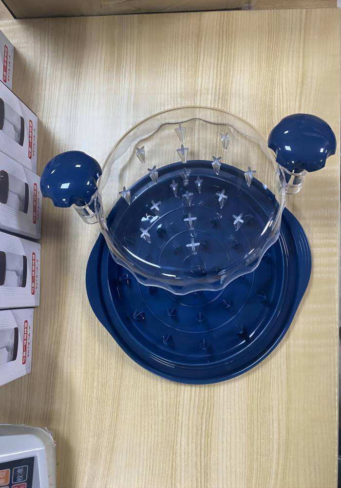 Blue transpanrent lid