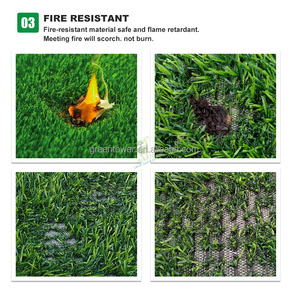 Tapis de pelouse de jardin personnalisé gazon <span class=keywords><strong>synthétique</strong></span> rouleau vert faux gazon artificiel pour la décoration de paysage - Product Image 5