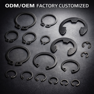 טבעת קיבוע מפוצלת CNS 9076 פלדת פחמן מצופה אבץ שחור מורכבת רדיאלית טבעת הצמדה תקנית DIN דרגה 8.8 - Product Image 2