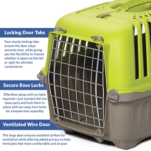 Muestras Gratis: Jaula Transportadora para Mascotas, Aprobada por Aerolíneas, Personalizable, para Viajes, para Perros y Gatos - Product Image 3