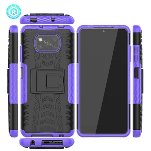 2 In 1 Mobile Phone Case Pc Case For Xiaomi Poco X3 Back Cover For Xiaomi Poco X3 Rugged Custom Shockproof Hybrid Armor Case