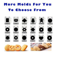 Machine automatique de fabrication de biscuits et de gâteaux à une seule couleur avec lait et farine pour boulangerie et restauration commerciale