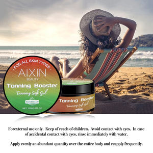 Gel bronzant <span class=keywords><strong>solaire</strong></span> Han Linger à <span class=keywords><strong>la</strong></span> senteur de pastèque, teinte foncée, crème hydratante naturelle pour <span class=keywords><strong>le</strong></span> corps, formule crème stimulante - Product Image 4