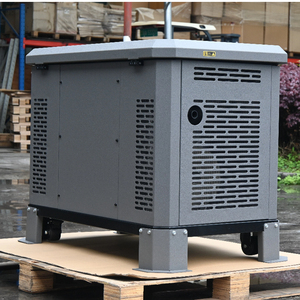 Générateur tri-énergie silencieux portable 8 kW (essence, <span class=keywords><strong>gaz</strong></span> naturel, GPL, GNC) avec démarrage électrique pour usage domestique 230 V 400 V - Product Image 5