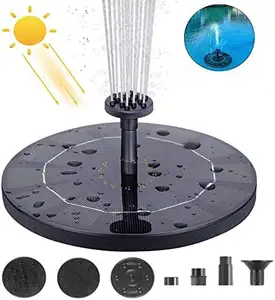 13/16cm 하이 퀄리티 새 목욕 태양 분수 새 목욕 분수 새 목욕을 위한 태양 전원 태양 물 분수
