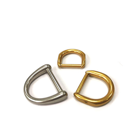 Recycled  Custom Logo Metal d Ring Diy Bag Accessories D-ring Buckle for Bag