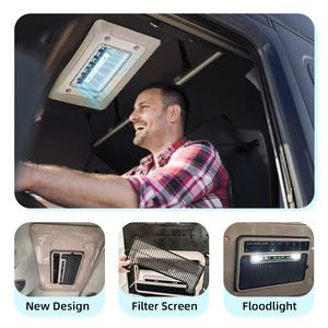 Double ventilateur Nouvelle technologie Double Scroll Compresseur et ventilateurs Grande surface Évaporateur en cuivre 12/24v Parking Climatiseur <span class=keywords><strong>pour</strong></span> camions - Product Image 4