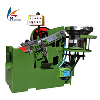 Máquina de fabricación de tuercas y pernos automática, roscado de pezones, máquina de producción de hilo ligero