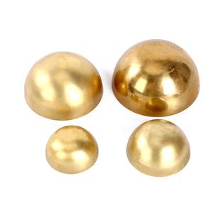 Полый латунный полусферический зеркальный полированный полукруглый медный шар, 50 мм 80 мм 100 мм 150 мм 200 мм - Product Image 3
