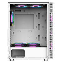 SNOWMAN NEW Design Factory Gaming Computer Case ATX PC Case HD USB3.0 Boîtier d'ordinateur en verre trempé et Towers Server Chassis