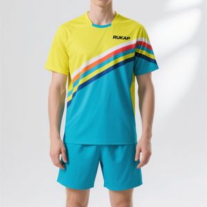 Camiseta Deportiva sin Mangas para Hombre, Estampada, para Bádminton, de Spandex/Poliéster, Secado Rápido, Transpirable, para Entrenamiento de Verano - Product Image 3