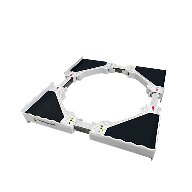 2025 Steel Manual Stand for Washer Dryer Fridge Air Conditioner Bracket Washing Machine Parts Featuring Plastic Base