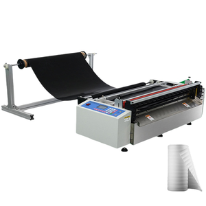 เครื่องตัดอัตโนมัติ Yunqingtech สำหรับงานอุตสาหกรรม ขนาดความกว้าง 600 มม. สำหรับตัด PU, PVC, สติกเกอร์พลาสติก, กระดาษ PVC, ผ้า, ฟิล์ม, ม้วน, และแผ่น - Product Image 1