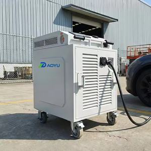 Station de recharge mobile pour véhicules électriques 40 kW avec batterie de stockage d'énergie 55 kWh, banque d'alimentation portable à charge rapide DC pour le sauvetage des voitures électriques - Product Image 2