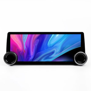 Kim cương âm thanh 12.3 inch núm kép hệ thống GPS khuếch đại DSP Carplay LCD được xây dựng trong đa phương tiện Bảng điều khiển Android xe đài phát thanh - Product Image 4