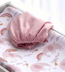 Cubiertas de Algodón 100% para Cambiador de Bebé, Sábanas para Cambiador de Pañales, 32x16 Pulgadas - Product Image 6