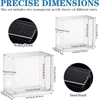 Étui de protection en acrylique anti-UV à aimants puissants pour collection Super Premium Prismatic Evolutions SPC