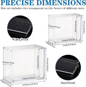 Étui de protection en acrylique anti-UV à aimants puissants pour collection Super Premium Prismatic Evolutions SPC - Product Image 2