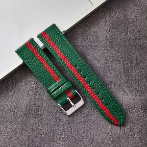 Correa de Reloj de Cuero Genuino de Liberación Rápida para Samsung, <span class=keywords><strong>Apple</strong></span>, Huawei GT, Universal 20mm/22mm, Venta al Por Mayor - Product Image 3
