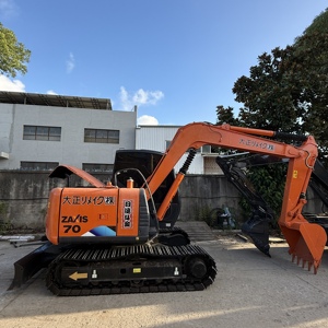 Meilleure vente de mini pelleteuses d'occasion Hitachi ZAXIS 70 du Japon, petite machinerie à noyau d'engrenage de pompe de bonne performance à Shanghai - Product Image 4