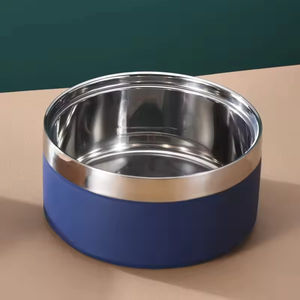 Platos para Perros y Gatos de Acero Inoxidable de Doble Pared, Libres de BPA, Ecológicos, Antideslizantes, con Base de Goma Plegable y Portátil - Product Image 6