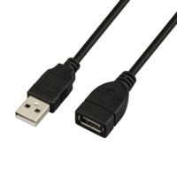 USB 2.0 Verlängerungskabel Stecker auf Buchse 3A Schnellladung 2m Wasserdicht für Drucker Handy Powerbank Kamera Computer Auto