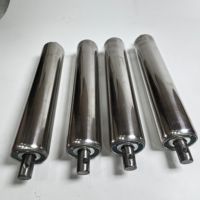 Ligne de convoyeur à rouleaux en acier inoxydable pour le transport de rouleaux non motorisés galvanisés avec composants de roulement à billes