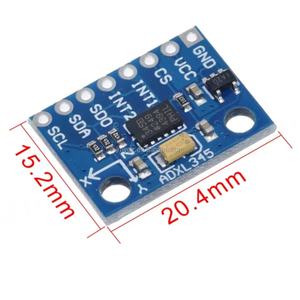 Module d'accéléromètre numérique à 3 axes Jingmaoyuan Original GY-291 ADXL345, transmission IIC/SPI ADXL345 GY-291 - Product Image 2