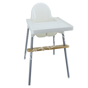 Trona con reposapiés de madera para bebés de 0 a 12 meses, diseño multifuncional - Product Image 1