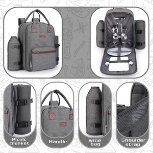 Bộ Túi Ba Lô Dã Ngoại Cắm Trại Ngoài Trời Bền <span class=keywords><strong>2</strong></span> Người Làm Mát Cho Dã Ngoại - Product Image 3