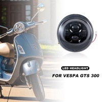 YongJin système d'éclairage de moto phare LED assemblage de lampe avant avec anneau Halo pour vespa Scooter GTS 300