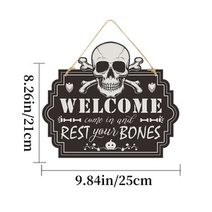 Decoración Colgante para Puerta de Halloween, para Casa Embrujada, Fiesta de Halloween, Decoración Interior y Exterior - Product Image 6