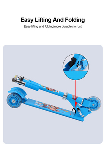 Trottinette pliable en acier pour enfants avec deux roues arrière en fer – <span class=keywords><strong>Prix</strong></span> abordable - Product Image 6