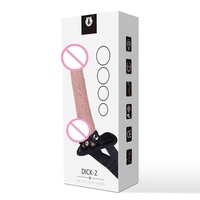 Dildos Realistas JT de Silicona con Ventosa, Juguetes Sexuales Anales, con Correa y sin Correa, Transparentes, Rosados, Juguetes Sexuales para Adultos para Lesbianas