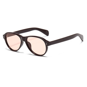 Gafas de Sol de Diseño Unisex, Clásicas, Retro, con Remaches, Estilo Piloto, para Hombre y Mujer, Ovaladas Grandes, Protección UV400 - Product Image 4