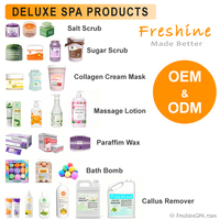 Produits de soins de la peau de marque privée Réparation des fissures du talon Traitement des pieds Masque au collagène Kit de pédicure de luxe Ensemble pour salon de manucure